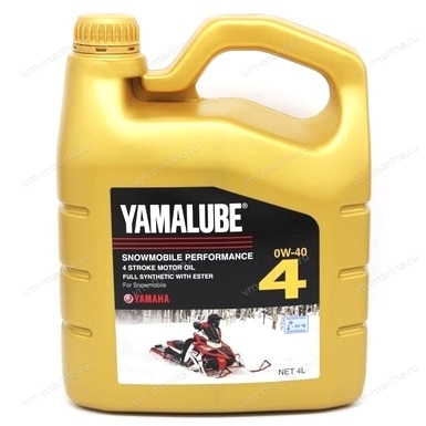 Масло для снегоходов Yamalube, синтетика (4л) 0W40, 90793AS427