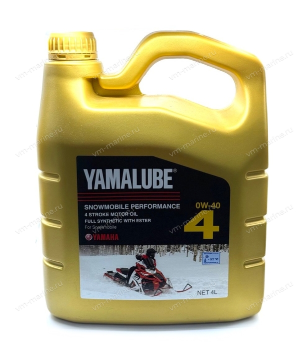Масло для снегоходов Yamalube, синтетика (4л) 0W40, 90793AS427