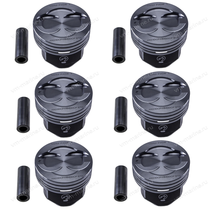 Поршни, комплект, GM 4,3L, + 0.060" H640ACP-60
