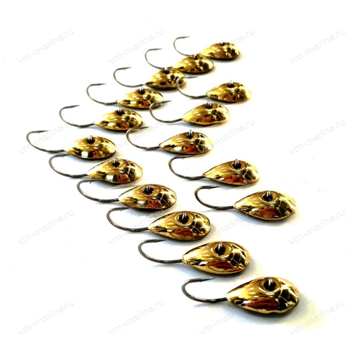 Блесна зимняя Короед 20мм/9гр латунь