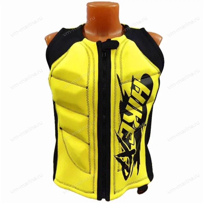 Водный спортивный жилет hikeXp neopren.Женский, Yellow/Black S. 101YB-506S
