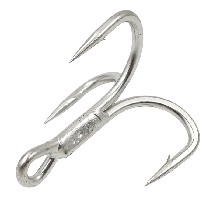 Крючок тройной лужёный Saikyo ST66 #2/0 - 1шт (ST66-2/0)