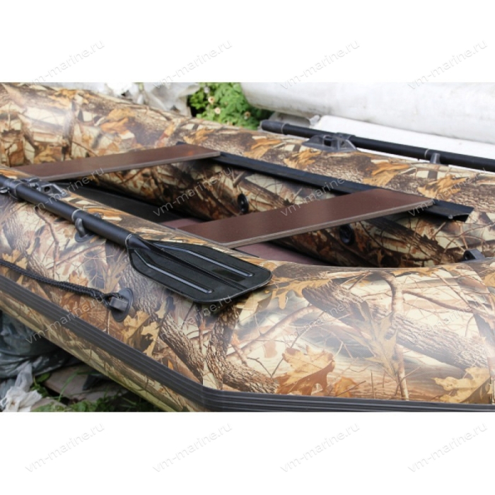 Лодка надувная гребная LEADER КОМПАКТ 265 камуфляж 2,65м