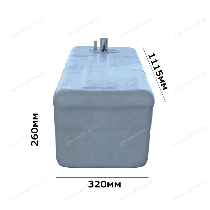 Бак топливный (Бриз-17) 70 л. В сборе с блоком забора и датчиком топлива.