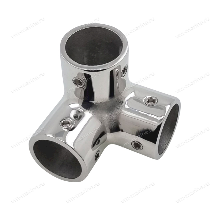 Соединение леерное (уголок тройной) 90гр. 22.2 мм SF30477-1