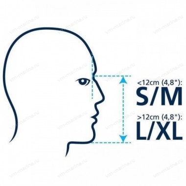 Маска с трубкой FREE BREATH, розовая, размер S-M SF70584-1P