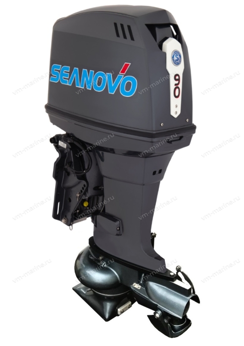 Мотор лодочный 2-х тактный Seanovo SN90FFEL-T с водометом в сборе
