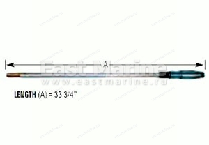 Вал приводной Yamaha 650/701 Wave Raider(DLX), Wave Runner III/760 Wave Raider'96, (6R8-45511-00-00)