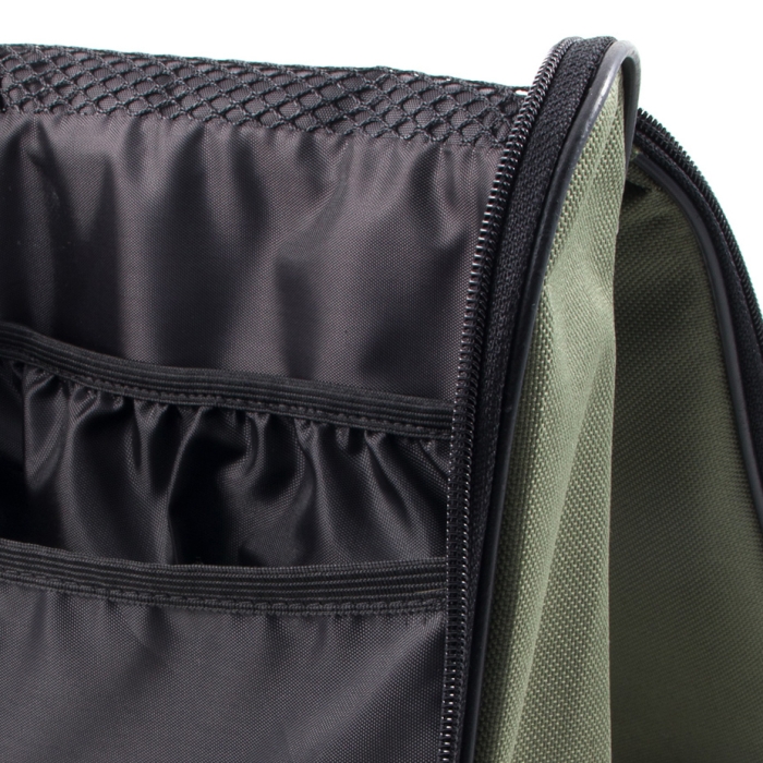 Косметичка СЛЕДОПЫТ "Дорожная" р.23х20,5х9 см, цв. олива Oxford/20/12/