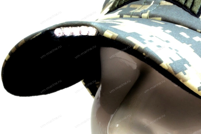 Кепка утеплённая Alaskan AWCLC с фонариком, с ушами камуфляж/цифра