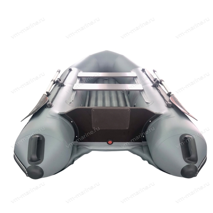 Лодка ПВХ "Бирюса-285" надувное дно (серая) B1-02-100G