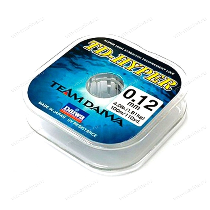 Леска монофильная DAIWA TD-HYPER TOURNAMENT UV CUT 0,26мм/100м/6,21кг