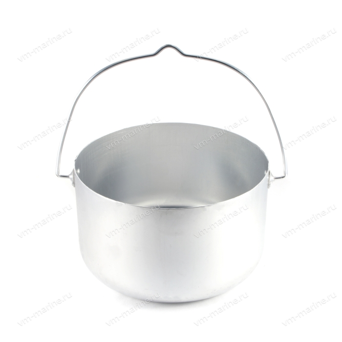 Котелок костровой "СЛЕДОПЫТ" цилиндрический 6 л, алюм./6/