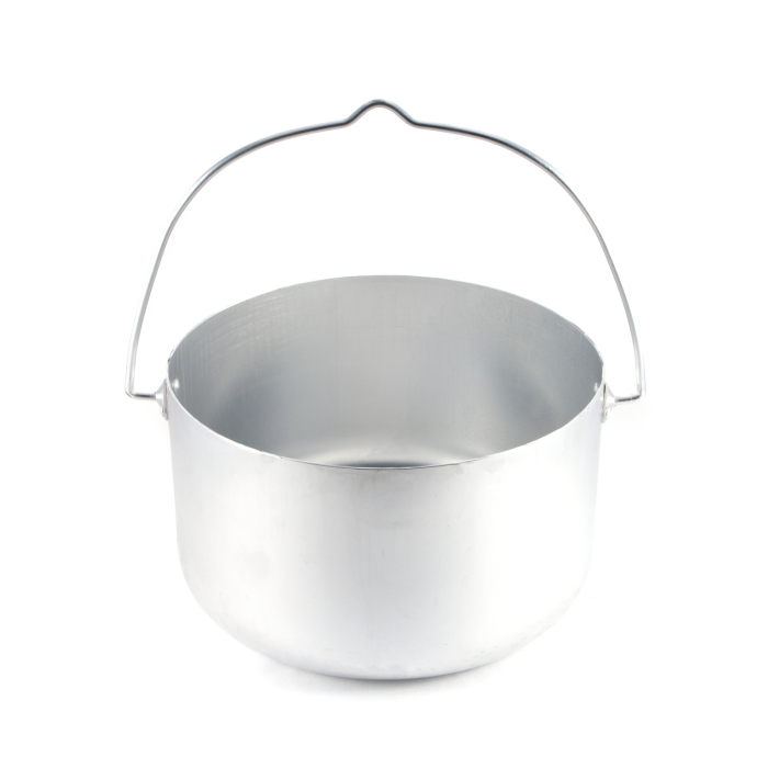 Котелок костровой "СЛЕДОПЫТ" цилиндрический 6 л, алюм./6/