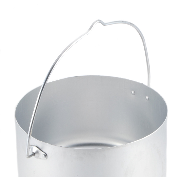 Котелок костровой "СЛЕДОПЫТ" цилиндрический 6 л, алюм./6/