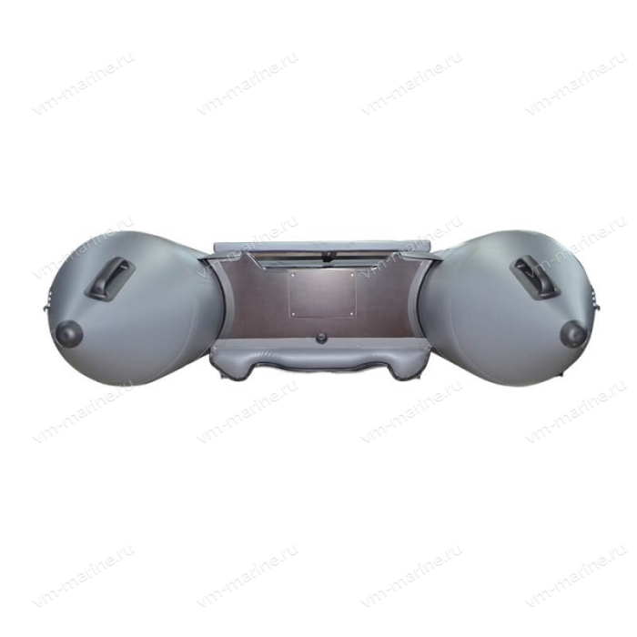 Лодка надувная моторная ALTAIR HDS420FB фальшборт с НДНД ораньжевый/серый