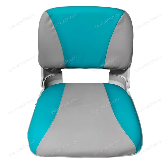Накидки (подушки) на сиденье, винил, бирюзовый-серый 700-010