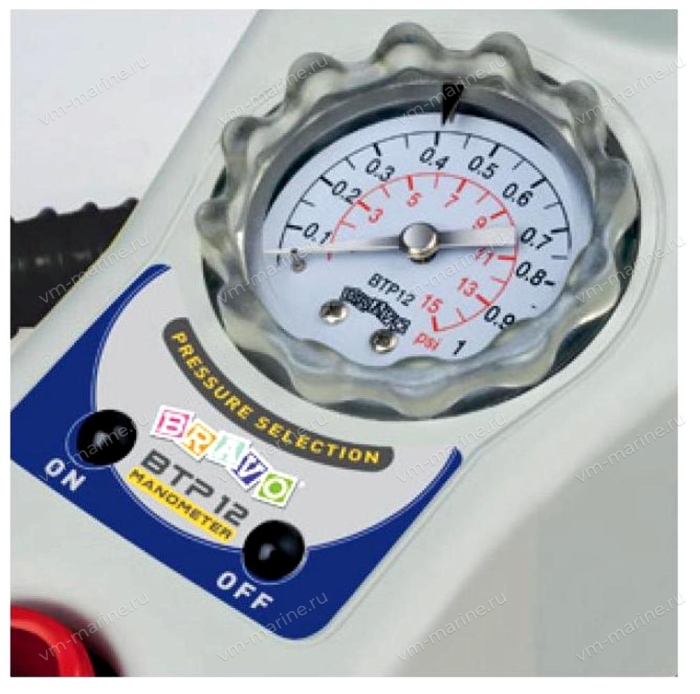 Насос электрический высокого давления с манометром Bravo BTP12M