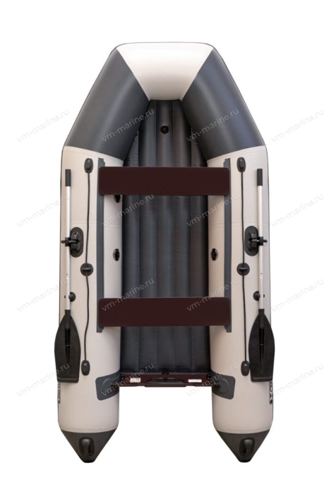 Лодка надувная моторная Хатанга-320 НДНД св.серый/т.серый