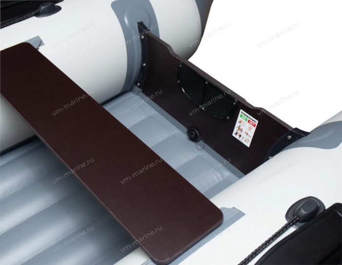 Лодка надувная моторная Хатанга-320 НДНД св.серый/т.серый