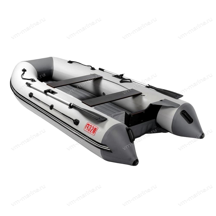 Лодка надувная моторная Алтай A320 НДНД 3,2м белый/серый
