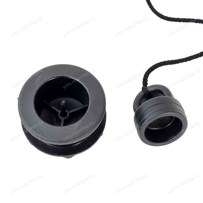 Клапан сливной, чёрный