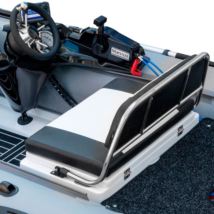 Сиденье-рундук с крышкой и мягкой спинкой