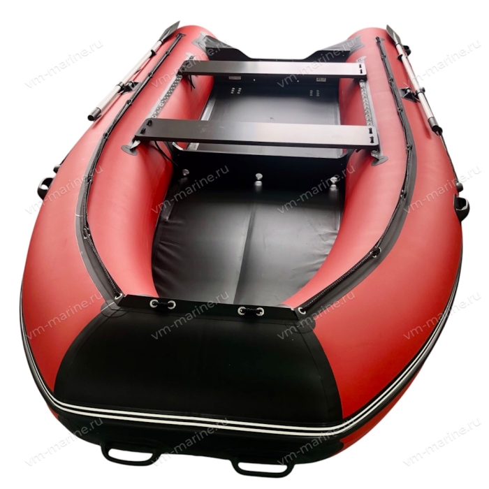 Лодка ПВХ "Sibriver GT-420 jet" (красно-черный)