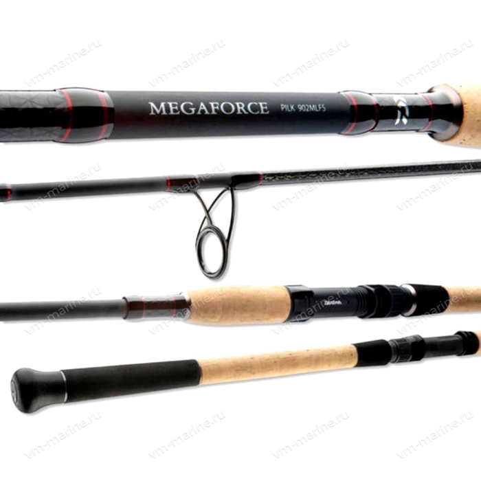 Комплект-удилище силовое спиннинговое DAIWA MEGAFORCE Pilk MFB802HFS-BD 2,4м/катушка/шнур/пилькер
