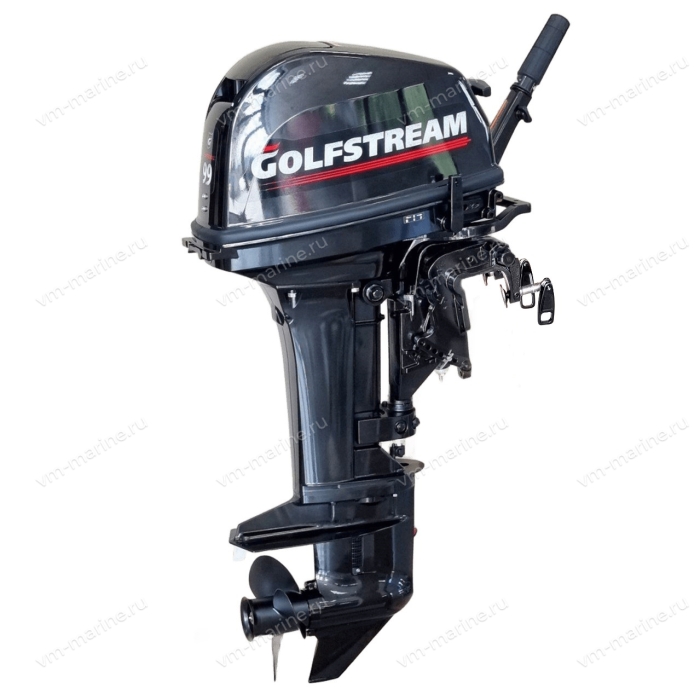 Мотор 2 такт, ручной S GOLFSTREAM (PARSUN) T9.9BMS PRO