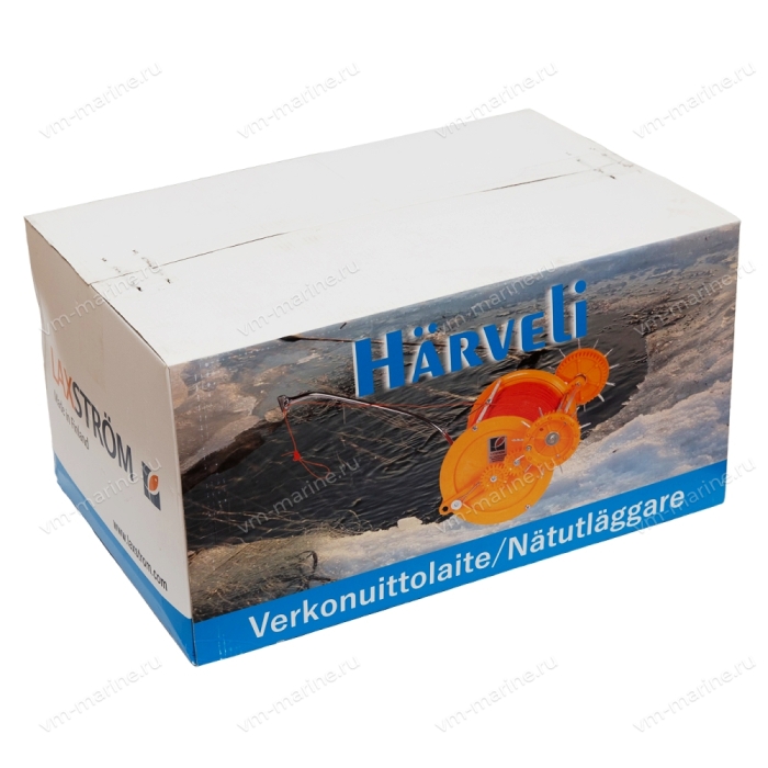 Протяжка сетей под льдом Harveli