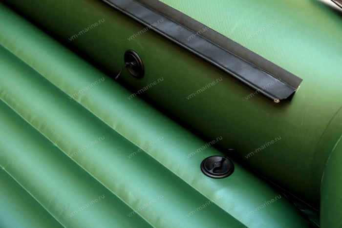 Лодка надувная гребная LEADER КОМПАКТ 270НДНД зелёный 2,7м