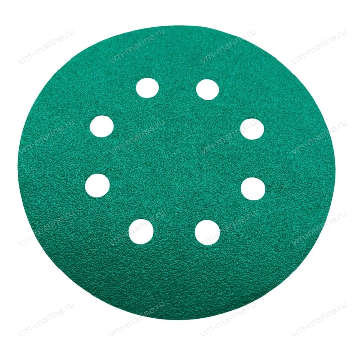 Круг шлифовальный HANKO Green Film D125мм 8отв. зеленый (P 120)