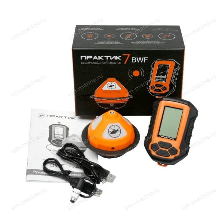 Эхолот для летней и зимней рыбалки ПРАКТИК 7 BWF