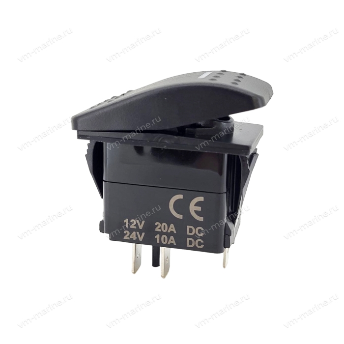 Включатель On-Off, SPST, 12V, 20A SF50706-1-3P-A2BW