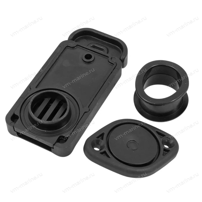 Клапан сливной шиберный (18 мм), цвет чёрный 100-119