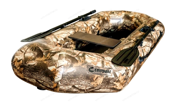 Лодка надувная гребная LEADER КОМПАКТ 220 камуфляж 2,2м