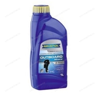 Масло для лодочных моторов RAVENOL Outboardoel 2T Mineral TC-W3 (1л)