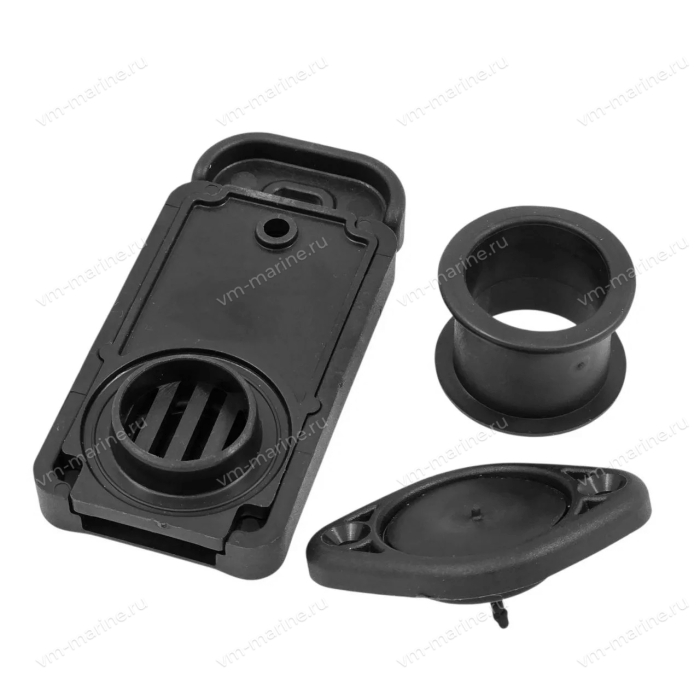 Клапан сливной шиберный (24-27 мм), цвет чёрный 100-112