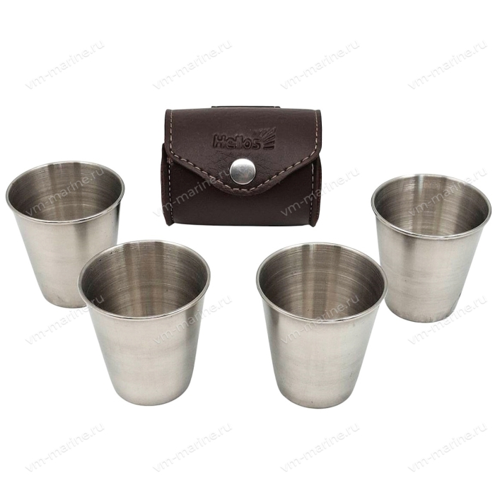 Набор стопок Helios 60мл Зеркальный 4шт (HS-NS-А14)