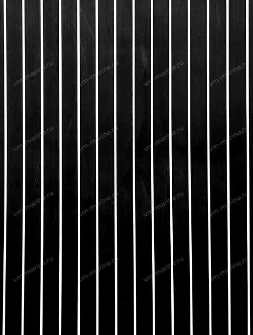 Палубное покрытие Eva-Teak чёрно-белый (лист) 1200*2400