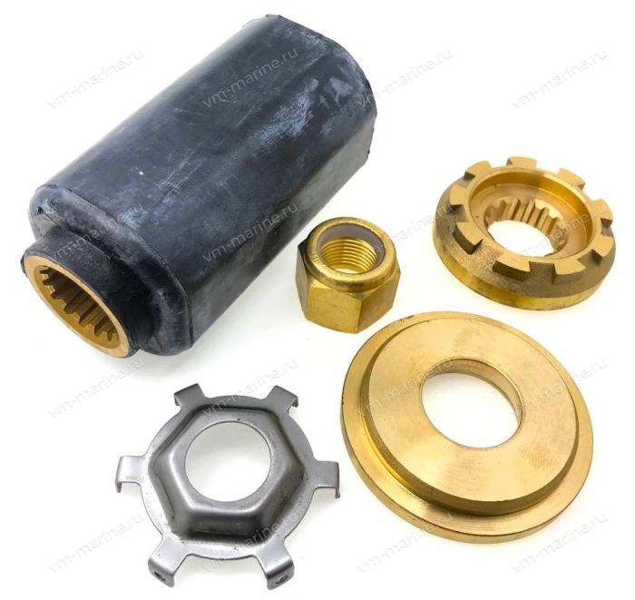Ступица 381155-DE Alpha I, Bravo I, Mercury/Mariner 40-60 BigFoot, 70-125, 135-300. Honda 75-90 (1