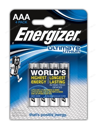 Батарейка ENERGIZER Ultimate Lithium AAA FSB4
