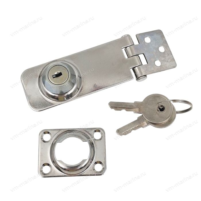 Замок шарнирный 79х30 мм, нерж. сталь SF31166
