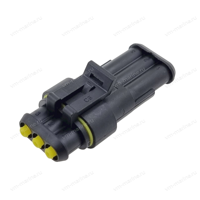 Водозащищёный разъем для провода: 0,5~1,5 мм2 SF54111-3P