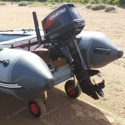 Колёса транцевые для ПВХ лодки с НДНД JET-1S быстросъёмные 110-130 кг