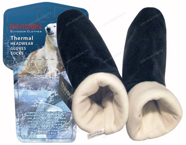 Термоноски ENVISION флисовые с утеплителем Thinsulate TA1128BM-B9036 р. 39-42 чёрный