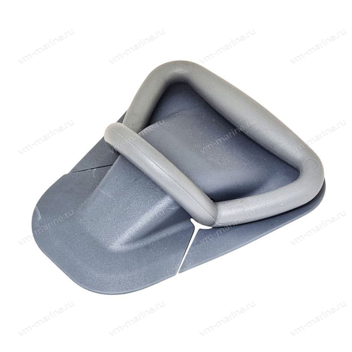 Рым-ручка ПВХ серая 100-145