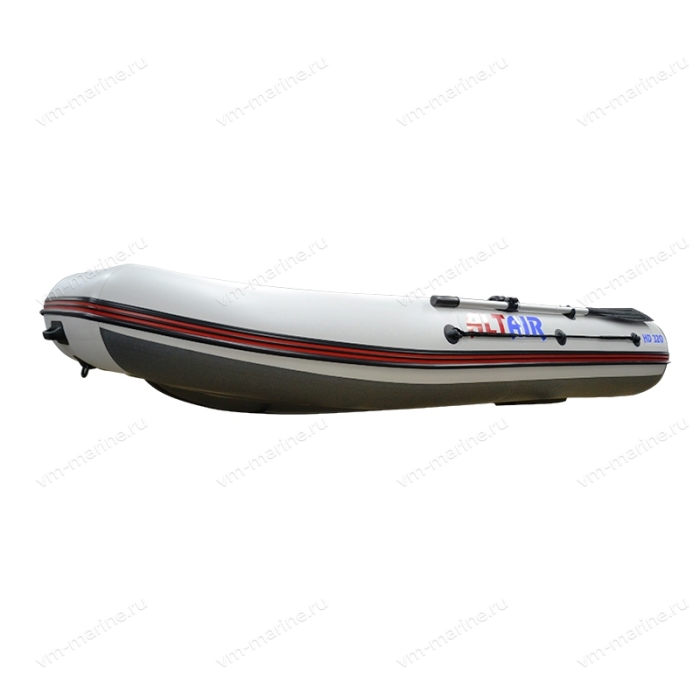 Лодка надувная моторная ALTAIR HD320 с НДНД белый/серый