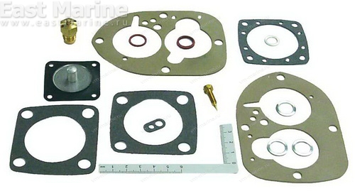 Ремкомплект карбюратора Solex (AQ115AB, 125AB, 130CD, AQ131ABCD, 145AB, AQ151ABC, 171AC, BB115BC)